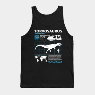 Torvosaurus data sheet Tank Top